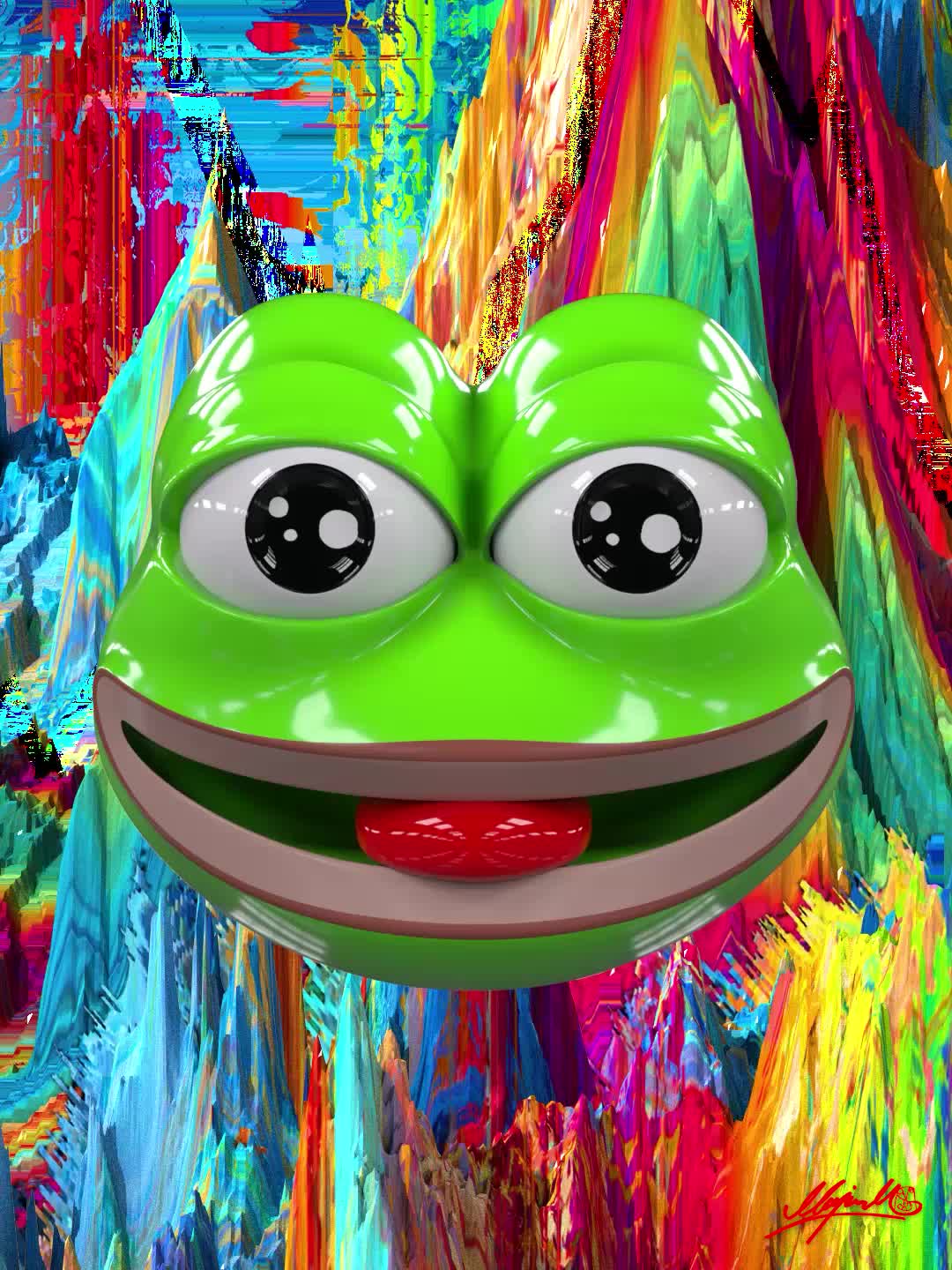 glitching-pepe-in-glitchlandia-foundation