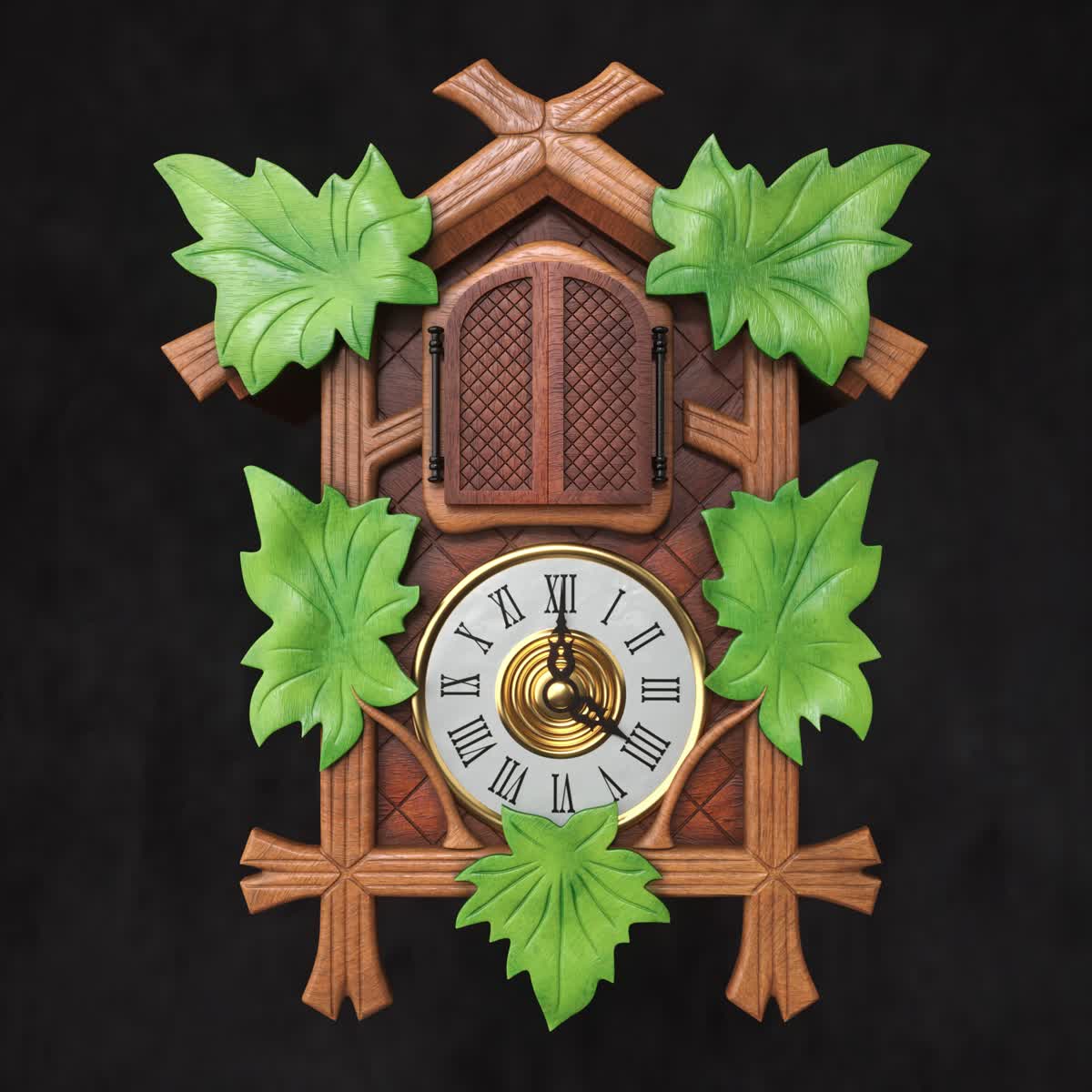 Timeless Kim Laughton ‘Bag Holder’ cuckoo clock Foundation