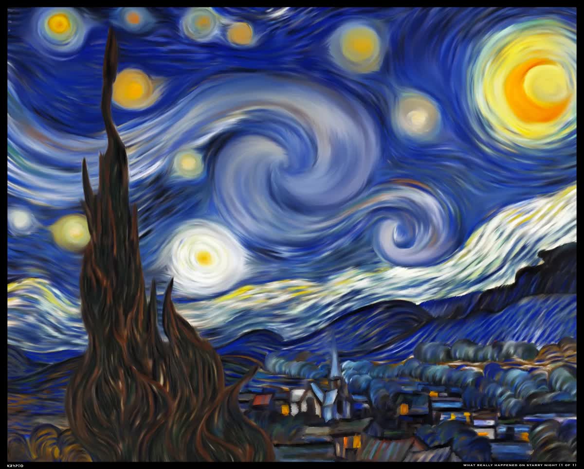 その他 Vincent van Gogh The Starry Night BE@RBR Vincent van Gogh The Starry Night BE@RBR（Vincent van Gogh