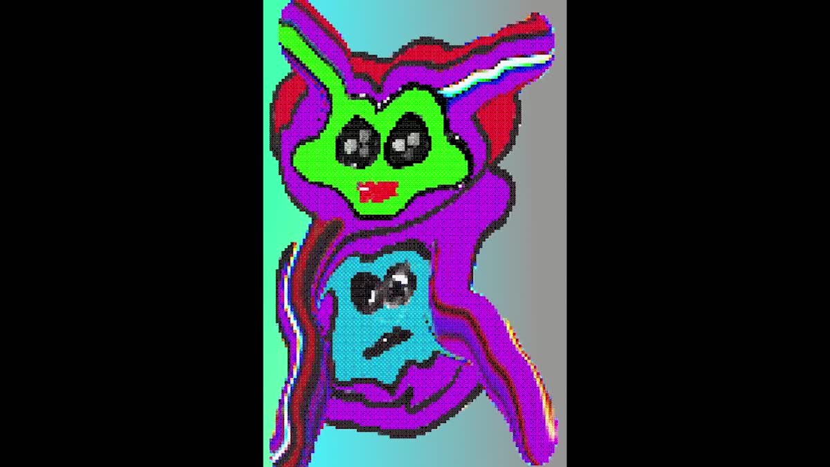 Another Eerie Drawing with Strobe Effect Foundation