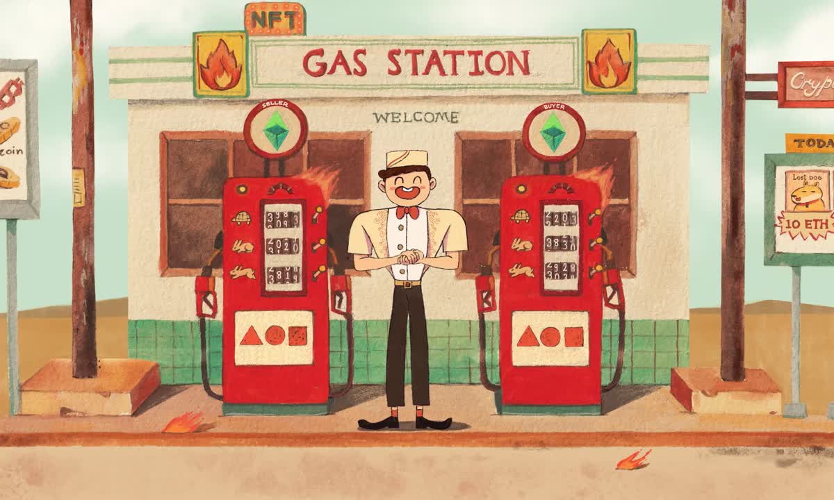 Do you have enough gas? /Vintage Style Gas station | Foundation