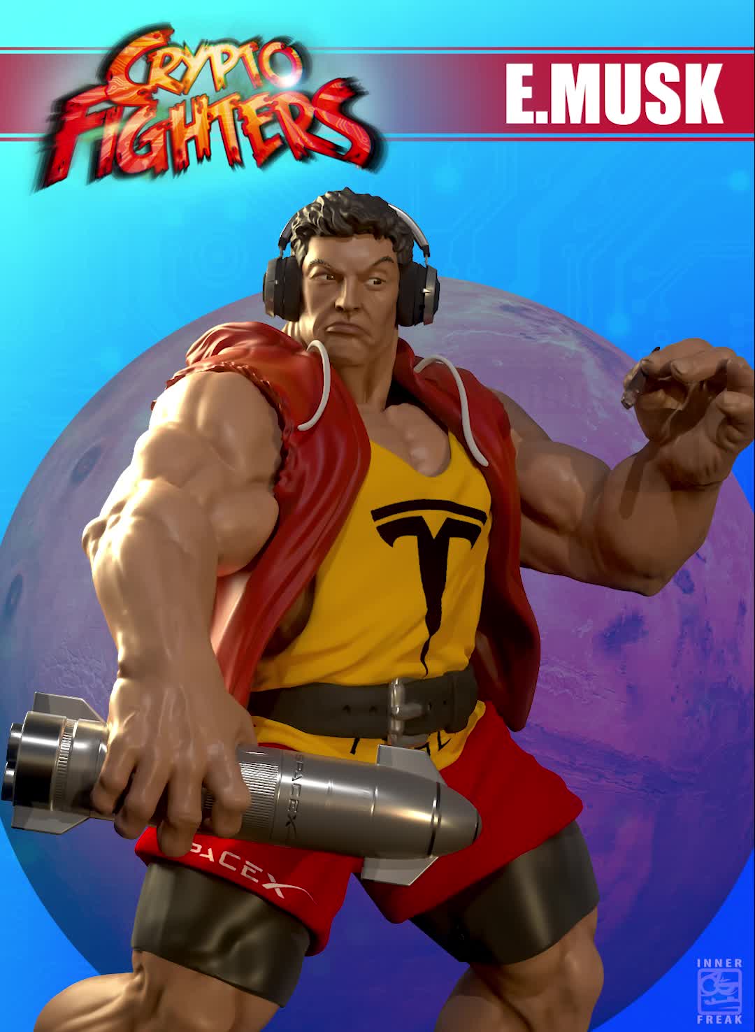 Crypto Fighters 1001 E. Musk | Foundation
