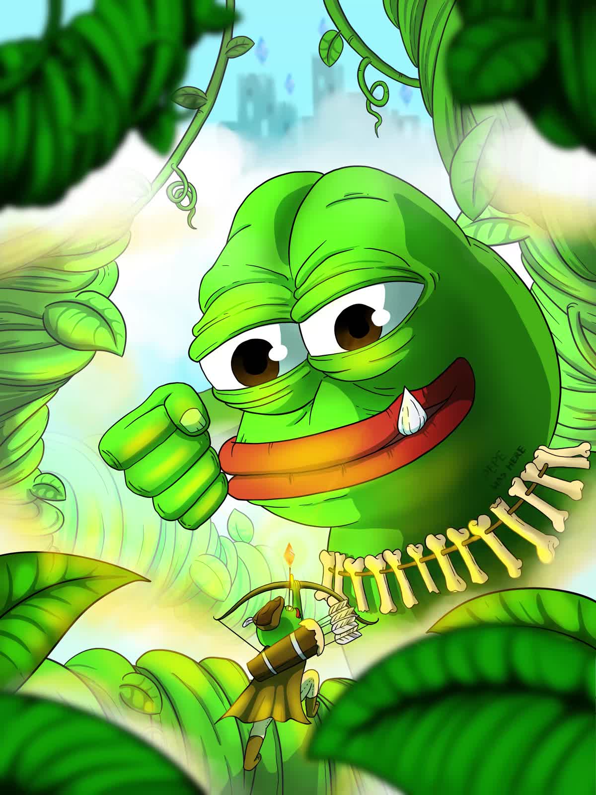meme PEPE the deadeye archery | Foundation
